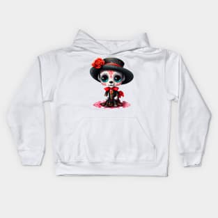 Dia de los Muertos Dog #3 Kids Hoodie